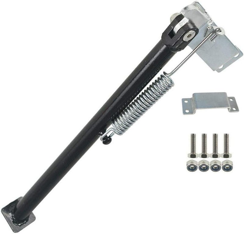Vehjunc Universal Kick Stand Dirtbike Motorcycle Clamp On Side Heavy Duty E-bike 37cm 14Inch - Image 1